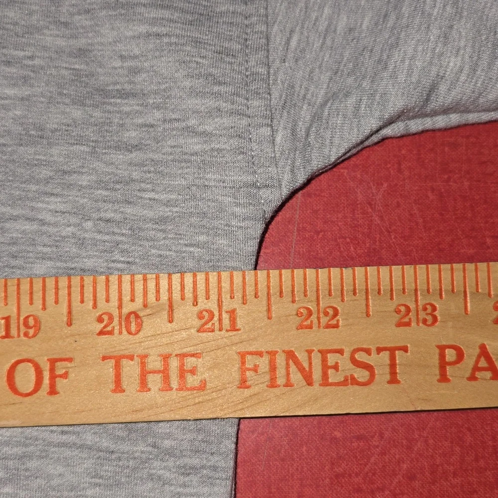 Victorias Secret Victoria Sport Deep VNeck Gray Sweatshirt Hoodie Women Size S/M - Picture 11 of 12